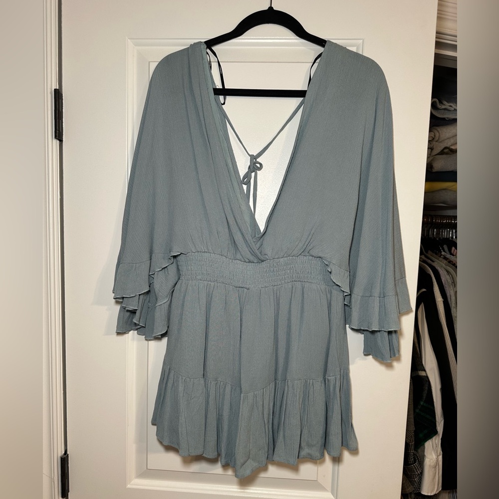 Forever 21 Blue Romper